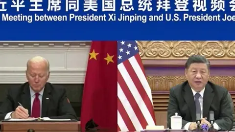 Videoconferencia entre Joe Biden y Xi Jinping
