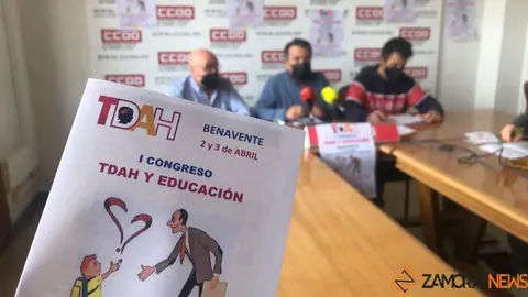 Presentación del Congreso sobre TDAH. Foto Marcos Vicente