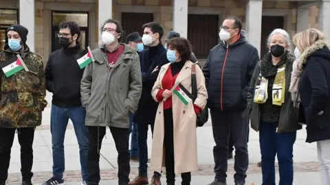 Manifestación Sáhara (2) imagen de archivo