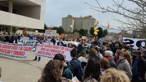 Manifestación por la sanidad en Valladolid. Fotografía: CEDIDA