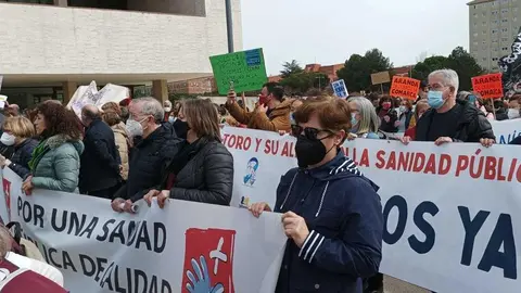 Concentración por la Sanidad Pública. Fotografía: CEDIDA