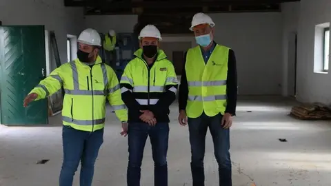 Visita a las obras del futuro Parque Tecnológico en La Aldehuela. Foto Marcos Vicente