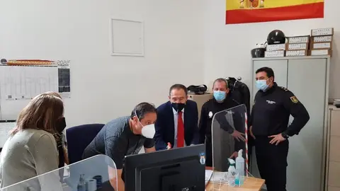 El subdelegado del Gobierno en la Comisaría de Zamora