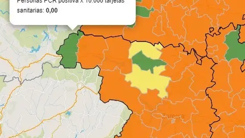 Casos activos en la última semana por ZBS (1 de abril)