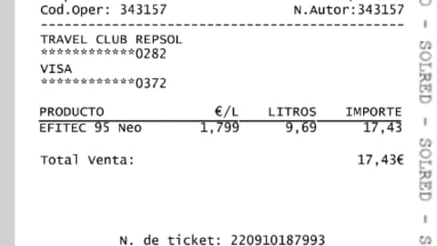 Factura con fecha 1 de abril