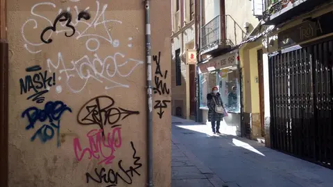 Pared de la calle Quebrantahuesos