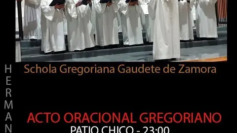 Acto de la Schola Gregoriana Gaudete de Zamora