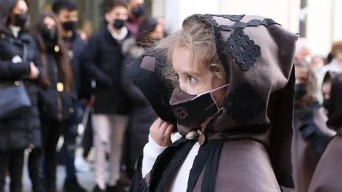 procesión de las Capas Pardas de los alumnos de la Medalla Milagrosa