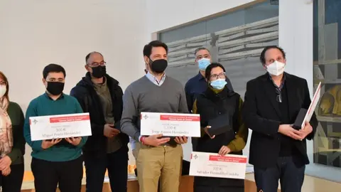 Los ganadores del premio del concurso de Fotografía de la Semana Santa