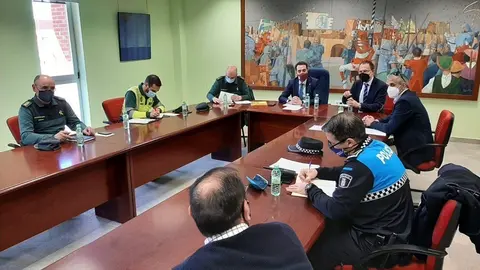 Junta Local de Seguridad en el Ayuntamiento de Benavente