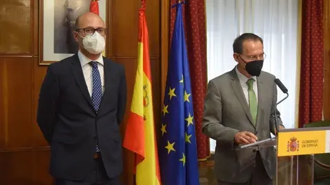 El subdelegado de Gobierno junto al jefe provincial de Tráfico en Zamora