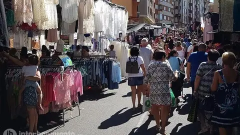 Foto de archivo del Mercadillo de Benavente. Imagen Interbenavente