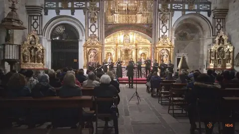 Momento del concierto de Áurea Ensemble