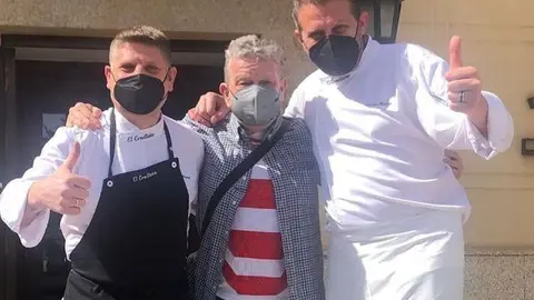 Chicote en el restaurante El Ermitaño