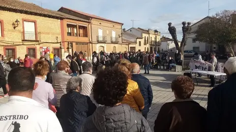 Concentración en Tagarabuena a favor de la Sanidad