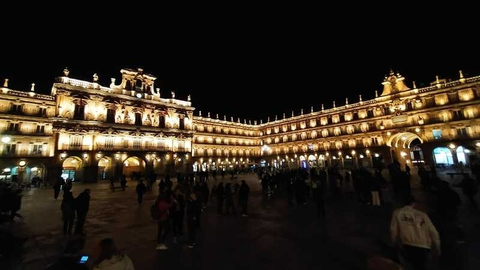 Nueva iluminación de la Plaza Mayor de Salamanca fuente Salamanca Al Día