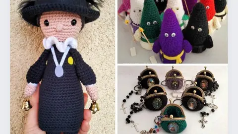 Las creaciones de Ángela orientados a la Semana Santa de Zamora