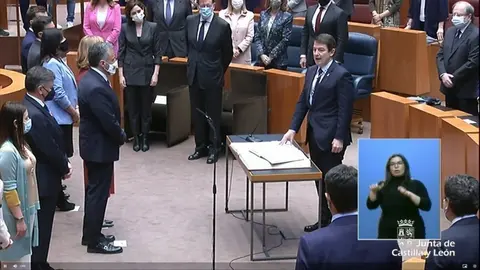 Toma de posesión de Mañueco