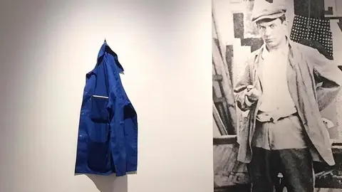 Chaqueta con las postales, obra de Oriol Vilanova