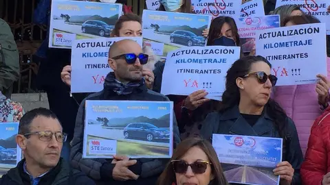 Imagen de archivo de una manifestación de sindicatos de Educación