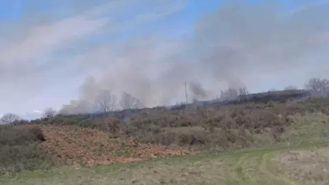 Imagen de archivo de un incendio