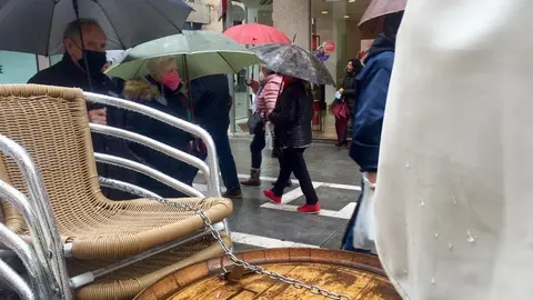Día de lluvia en Santa Clara, Zamora