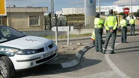 Control de Tráfico imagen de archivo Ministerio de Interior