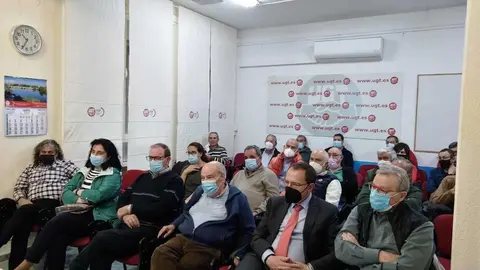 Público durante la segunda jornada organizada por la Unión de Jubilados y Pensionistas de UGT (UPJ-UGT)