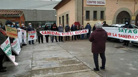 33 Protesta de la Plataforma en Defensa de  la Sanidad Pública de Sayago. Fotografía: CEDIDA