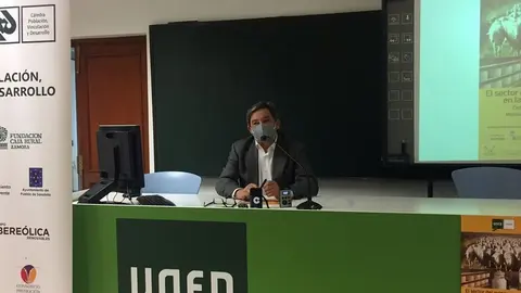 Juan Andrés Blanco, en la UNED. Foto de archivo