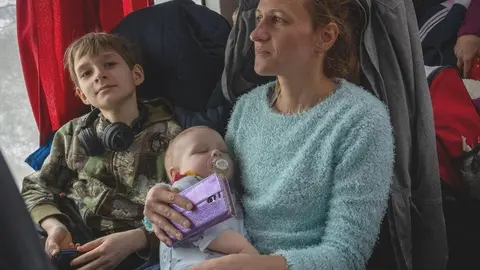 Desplazados ucranianos. Fotografía: ACNUR Comité Español