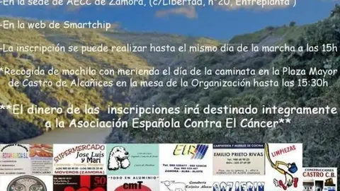 Caminata "Lazos por la Vida" Castro de Alcañices