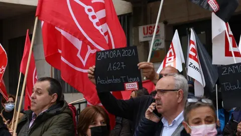 Manifestación de UGT y CCOO Zamora por el 1 de Mayo