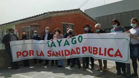 Concentración en defensa de la Sanidad en Bermillo de Sayago