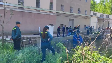 Guardia Civil en el lugar que se halló el cadáver