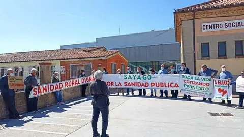 35 protesta sanitaria realizada por la Plataforma en Defensa de  la Sanidad Pública de Sayago