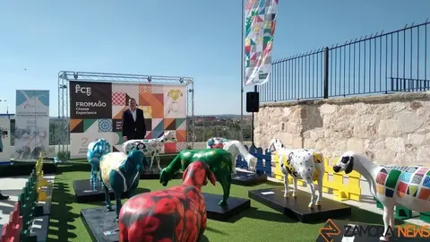Francisco Requejo, en la presentación de la muestra de ovejas autóctonas Fromago