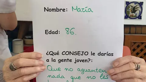 Nebrija mensaje anciana