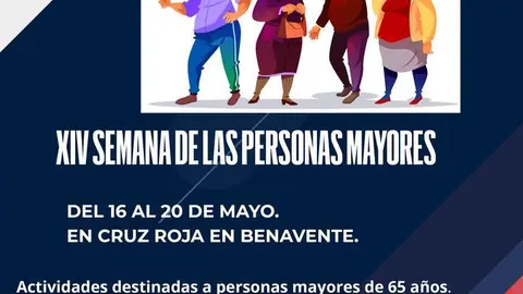 Cartel semana mayores Benavente 2022