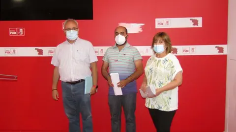 PSOE-UGT-CCOO Rueda de Prensa Diágolo Social