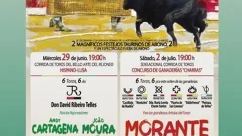 Cartel taurino para Zamora