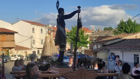 Procesión de San Isidro por las calles de Zamora