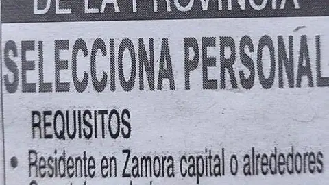 Oferta empleo