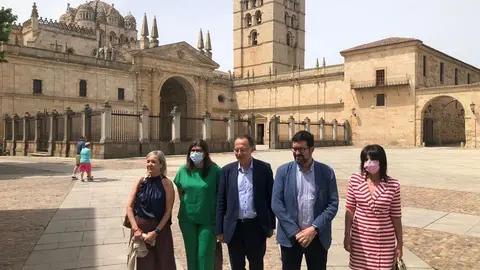 El secretario de Estado de Empleo durante su estancia en Zamora. Foto Marcos Vicente