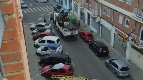 Operarios en Campo de Marte