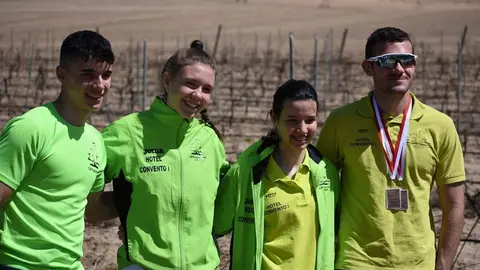 Los palistas del Piragüismo Duero Zamora en el pasado Campeonato Regional de Velocidad. Fotografía: Piragüismo Duero Zamora Facebook