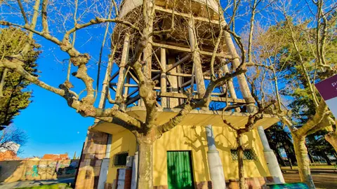 Depósito de la Mota en Benavente. Fotografía: Interbenavente