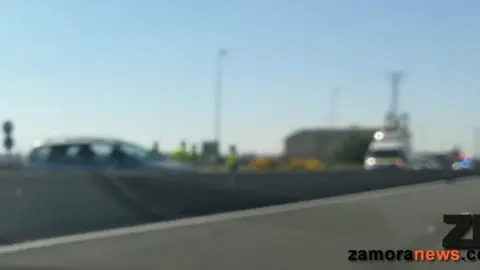 Foto de archivo de la rotonda de Roales