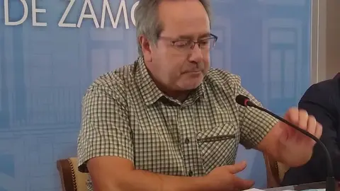 Francisco Guarido en rueda de prensa