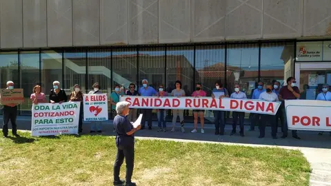 38 protesta por la Sanidad Pública de calidad en Sayago. Fotografía: CEDIDA